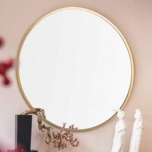 | مرايا جداريه اسبانى باطار ذهبي مميز