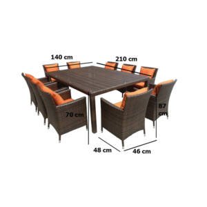 | سفرة طعام خارجية مميزة مع كراسي