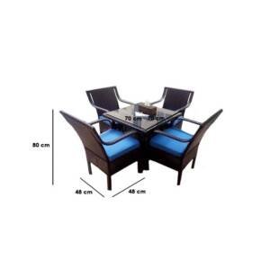 | جلسة خارجية مميزة طاولة مع كراسي