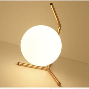 | مصباح مودرن استيل مذهب شيك