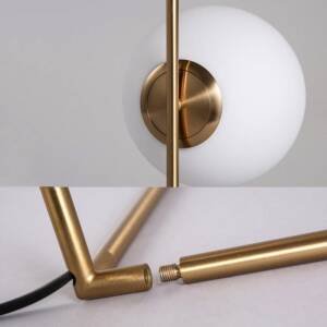 | مصباح مودرن استيل مذهب شيك