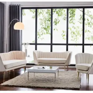 كنبة مودرن من الخشب الصلب والستيل المذهب 4 | كنبة مودرن من الخشب الصلب والستيل المذهب