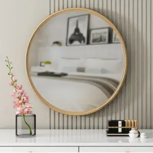 | مرايا جداريه اسبانى باطار ذهبي مميز