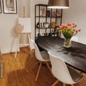 | طاولة طعام دائرية تصميم ايطالى مميز