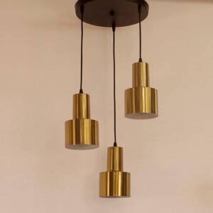 مصباح سقف لأنارة ذهبية فخمة مودرن 2 | مصباح سقف لأنارة ذهبية فخمة مودرن