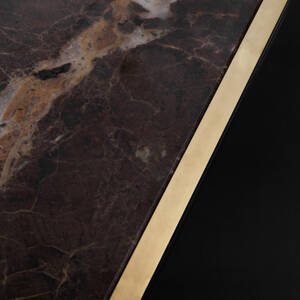 | طاولة طعام رخام فاخرة بتصميم اسبانى مع كراسي