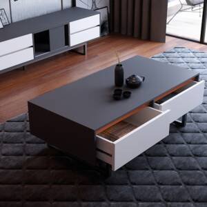 | طقم طاولات قهوة وتلفاز مودرن شيك