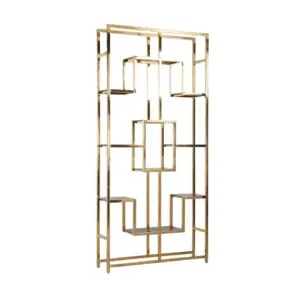 | وحدة التخزين الستيل المذهبة الفخمة