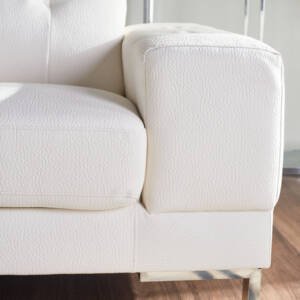 | كنبة ثلاثية جلد بتصميم بيتريب