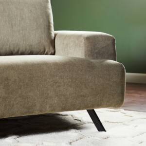 | كنبة مقعدين قماش بتصميم أفوندال