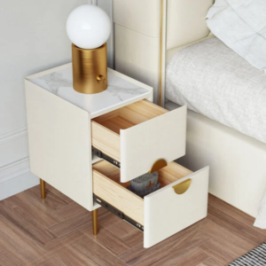 | طاولة جانبية فاخرة بدرجين