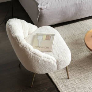 | كرسي منفرد من النسيج الفاخر