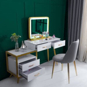 | تسريحة مودرن مع مرآة وكرسى