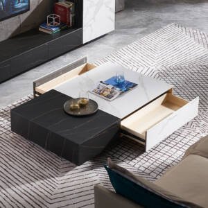 طقم طاولة تلفاز مع طاولة قهوة بتصميم ايطالي فخم 4 | طقم طاولة تلفاز مع طاولة قهوة بتصميم ايطالي فخم