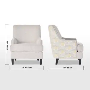 | كرسي استرخاء بتصميم بسيط