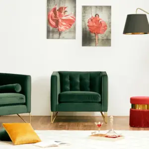 كرسي مودرن مريح مع ارجل ستيل صلبة 2 | كرسي مودرن مريح مع ارجل ستيل صلبة