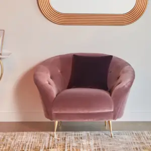 | كرسي مفرد بتصميم مريح منحني الظهر