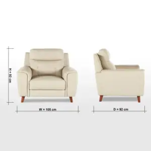 | كرسي مفرد مودرن بتصميم اوروبي فخم