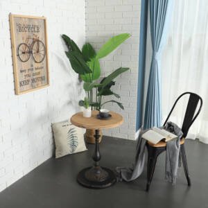 | طاولة خدمة مزدوجة بتصميم ريفي