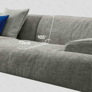 | كنبة بتصميم منخفض بخامات عالية الجودة