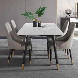 | طاولة طعام حديثة بتصميم انيق وبسيط