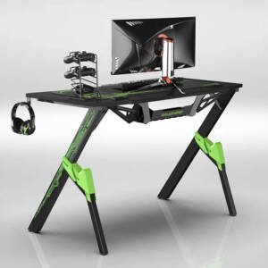 | طاولة كمبيوتر قيمنق بتصميم فريد مذهل