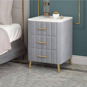 طاولة جانبية جلد حديث بتصميم راقي 2 | طاولة جانبية جلد حديث بتصميم راقي