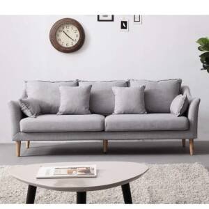 | كنبة ثلاثية منزلية مصنعة من القماش