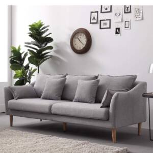 | كنبة ثلاثية منزلية مصنعة من القماش