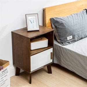 | طاولة جانبية خشبية مودرن