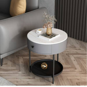 طاولة جانبية مستدير بتصميم مميز 1 طاولة جانبية مستدير بتصميم مميز