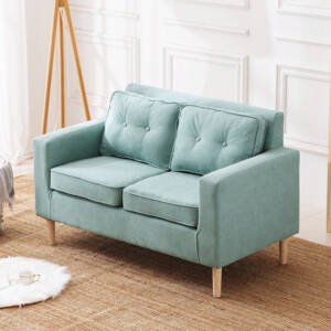 كنبة مزدوجة قماش بتصميم مودرن