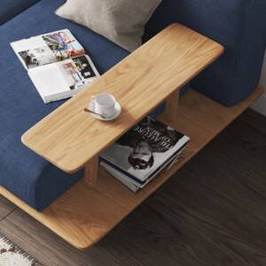 | كنبة ثنائية مع طاولات خدمة ذاتية