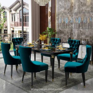 | طاولة طعام رخام بتصميم إيطالي