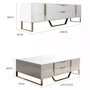 طقم طاولات قهوة و تلفاز 2 | طقم طاولات قهوة و تلفاز