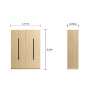 خزانة ملابس خشبية اربع ابواب 4 | خزانة ملابس خشبية اربع ابواب