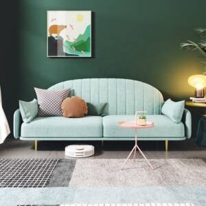 | كنبة انيقة قماشية