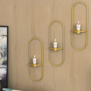 ديكور حامل ورد جداري معدني مودرن 4 | ديكور حامل ورد جداري معدني مودرن