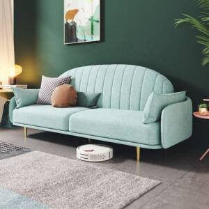 | كنبة انيقة قماشية