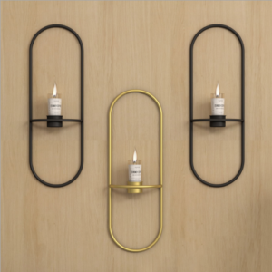 ديكور حامل ورد جداري معدني مودرن 6 | ديكور حامل ورد جداري معدني مودرن