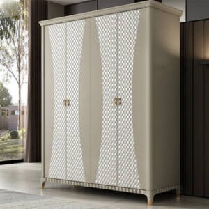 دولاب مودرن بأربع ابواب بتصميم مميز