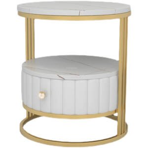 | كمودينة بتصميم حديث و ادراج من الخيزران