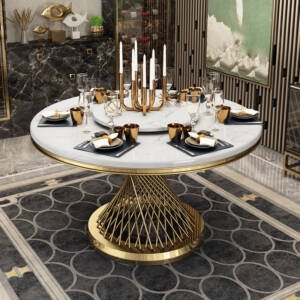 | طاولة طعام مودرن مع كراسي