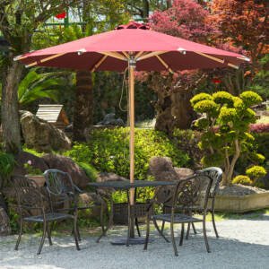 | مظلة جلسة خارجية بتصميم مميز