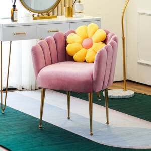 كرسي مخملي فردي بتصميم عصري 9 | كرسي مخملي فردي بتصميم عصري