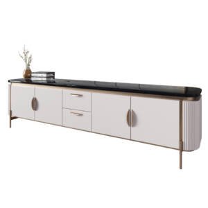 طقم طاولة تلفزيون مع طاولة قهوة بتصميم فخم 9 | طقم طاولة تلفزيون مع طاولة قهوة بتصميم فخم