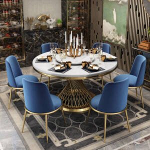 | طاولة طعام مودرن مع كراسي