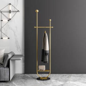 | علاقة ملابس ذهبي و اسود