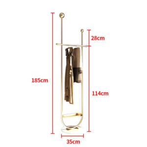 | علاقة ملابس ذهبي و اسود