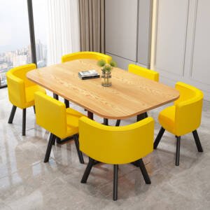 طاولة طعام مستطيلة مع ستة كراسى 11 | طاولة طعام مستطيلة مع ستة كراسى